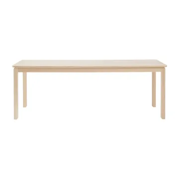 Tavolo da pranzo Alfred - Rovere tinto bianco, 90x220 cm - 1898
