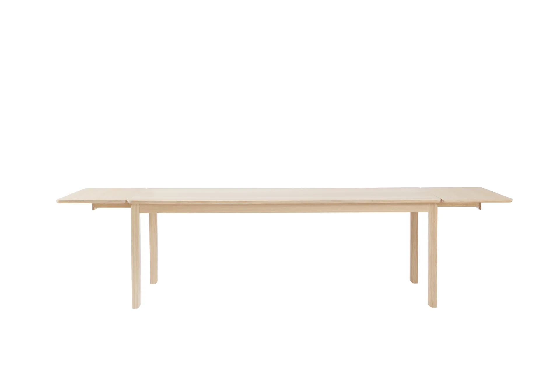 Tavolo da pranzo Alfred, Rovere tinto bianco, 90x220 cm 1898