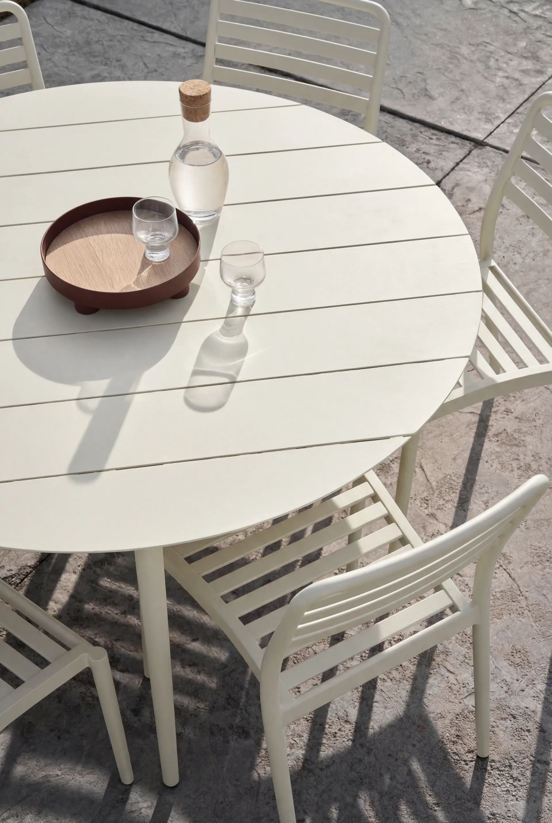 Tavolo da pranzo Marsala, Off white, Ø140 cm 1898