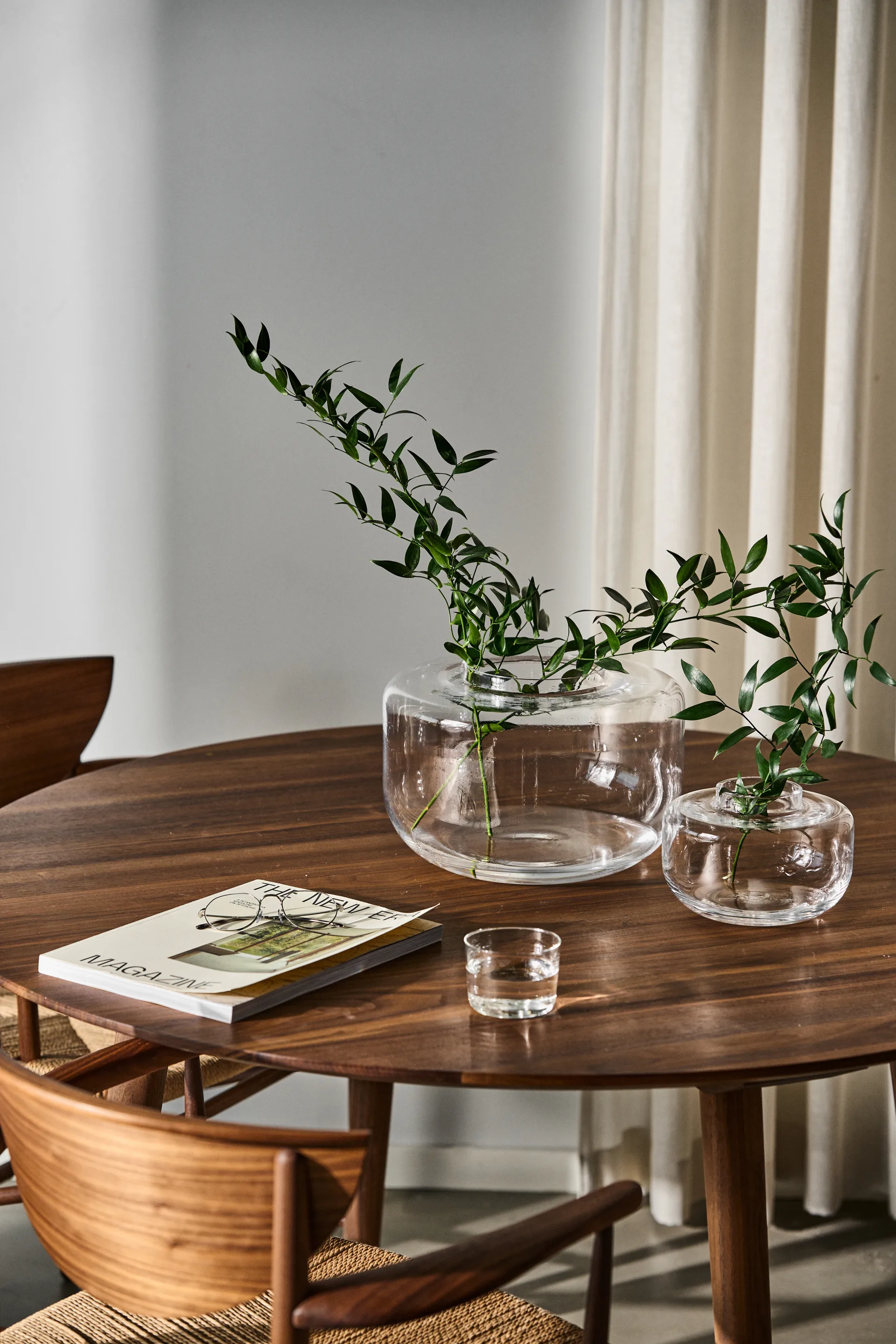 Vaso trasparente Drummel, Ø30 cm 1898