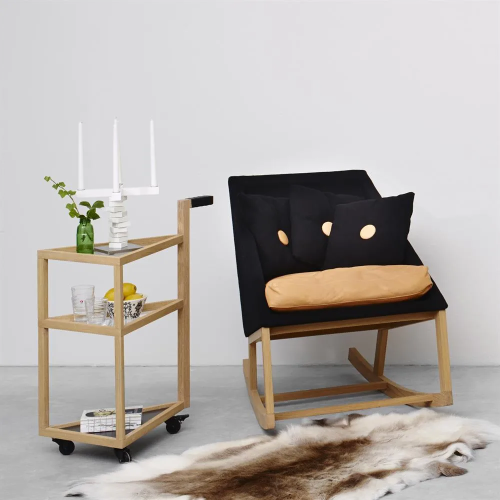 Carrello da servizio Move, rovere A2