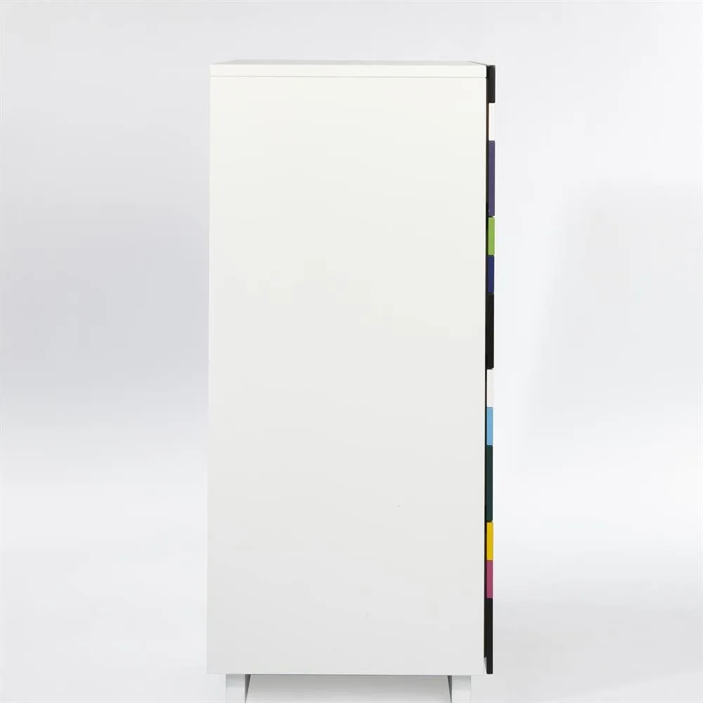 Cassettiera Stripe, multicolore A2