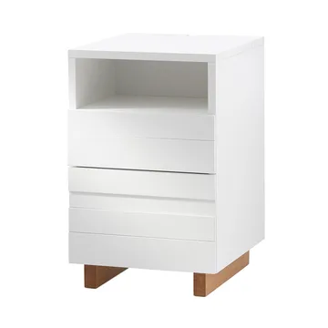 Comodino Whitewood - Gambe in rovere - A2