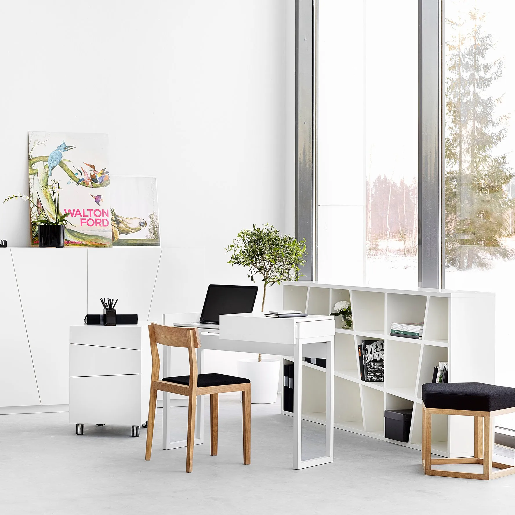 Consolle Angle, bianco A2