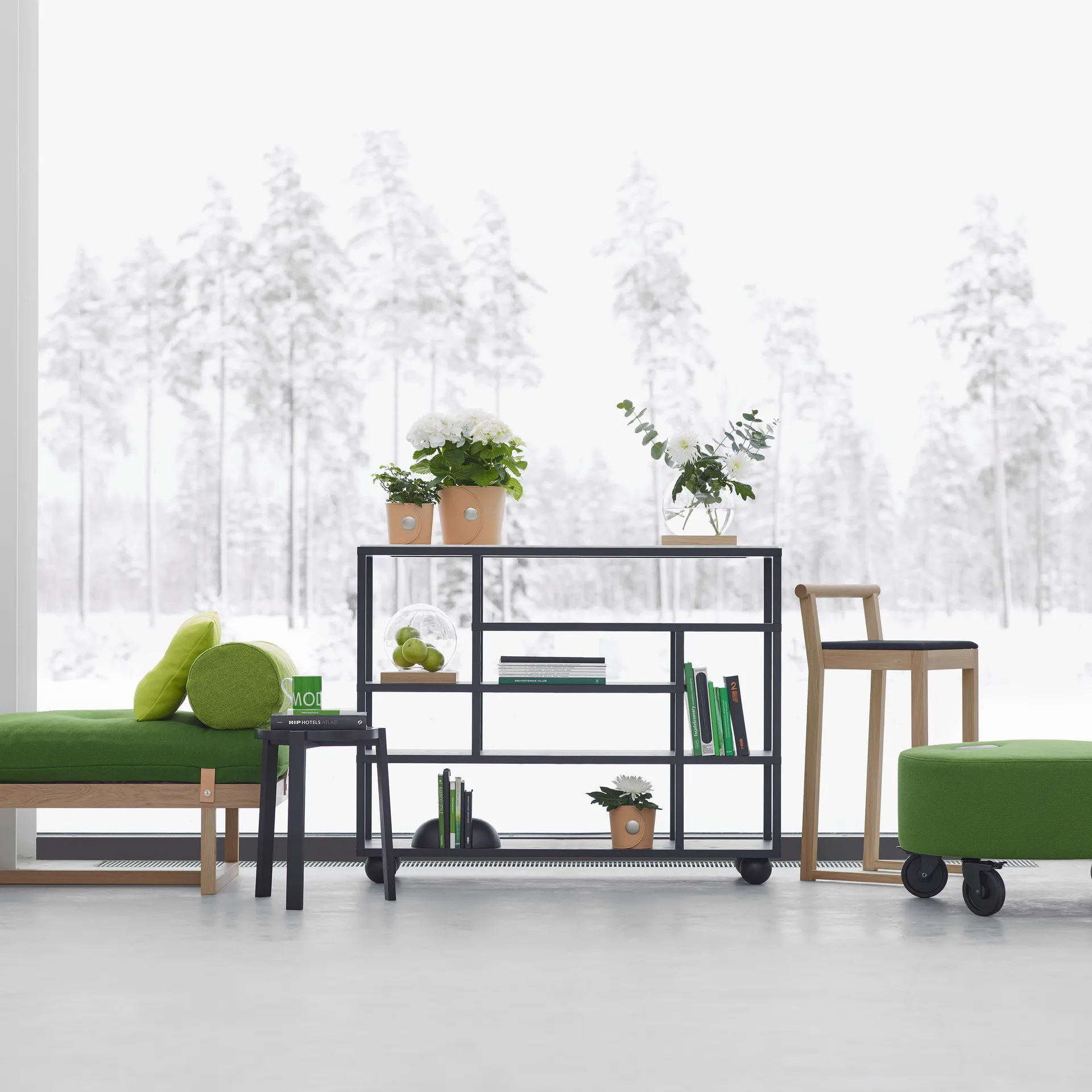 Consolle, Rovere tinto nero A2