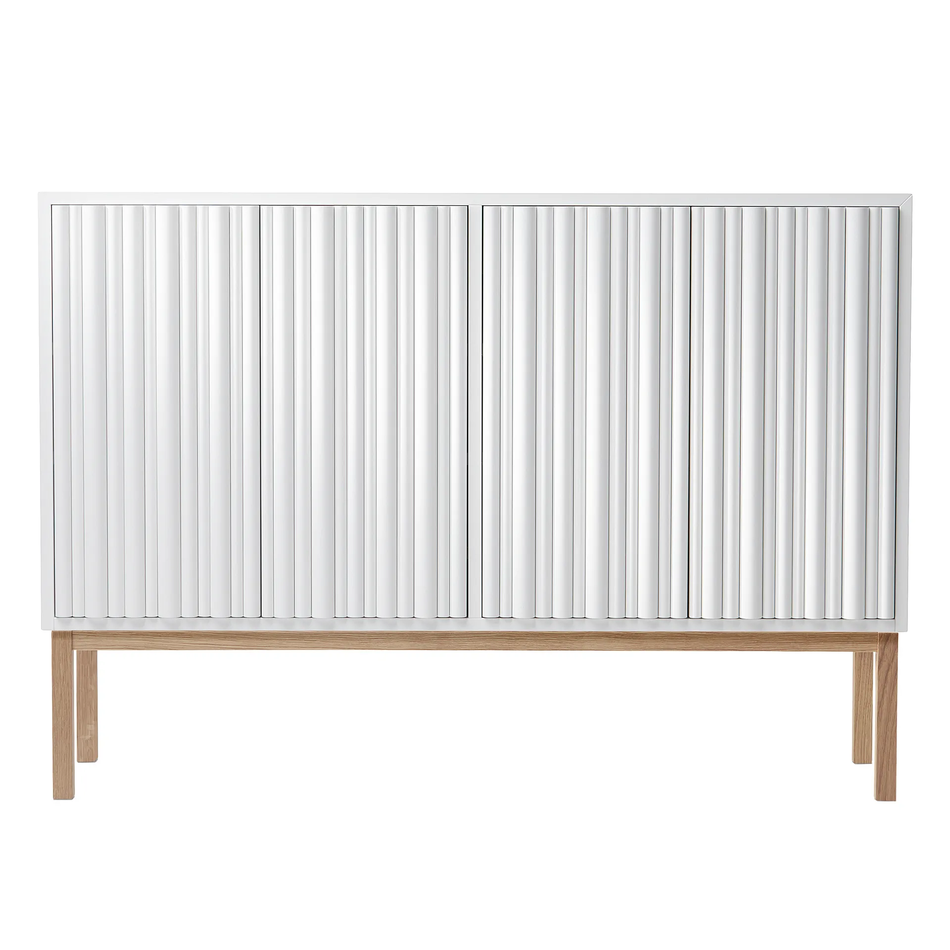 Credenza bassa Collect 2013, rovere oliato bianco A2