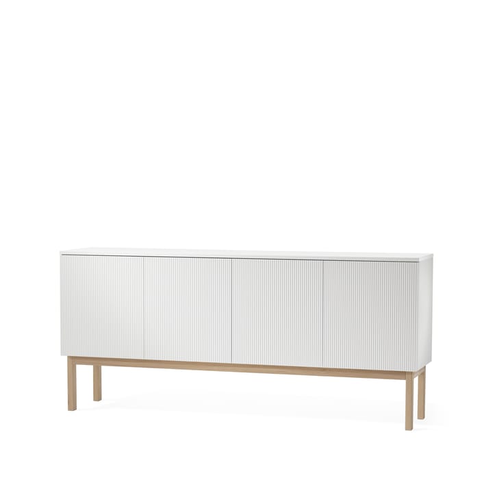 Credenza Beam - laccatura bianca, struttura in rovere oliato bianco - A2