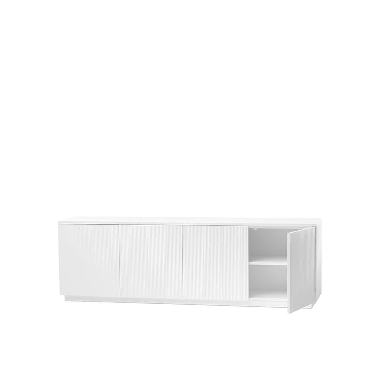 Credenza Beam - laccatura bianca, zoccolo bianco - A2