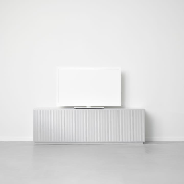 Credenza Beam - laccatura bianca, zoccolo bianco - A2