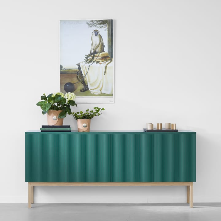 Credenza Beam - laccatura bianca, zoccolo bianco - A2