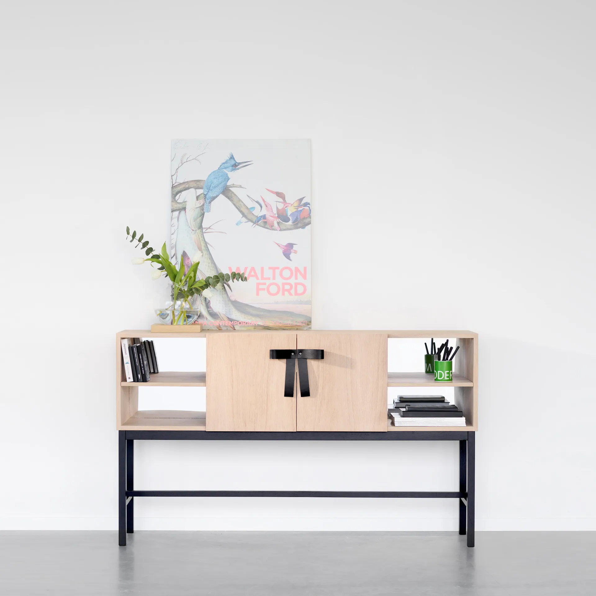 Credenza The Bow, rovere oliato bianco A2