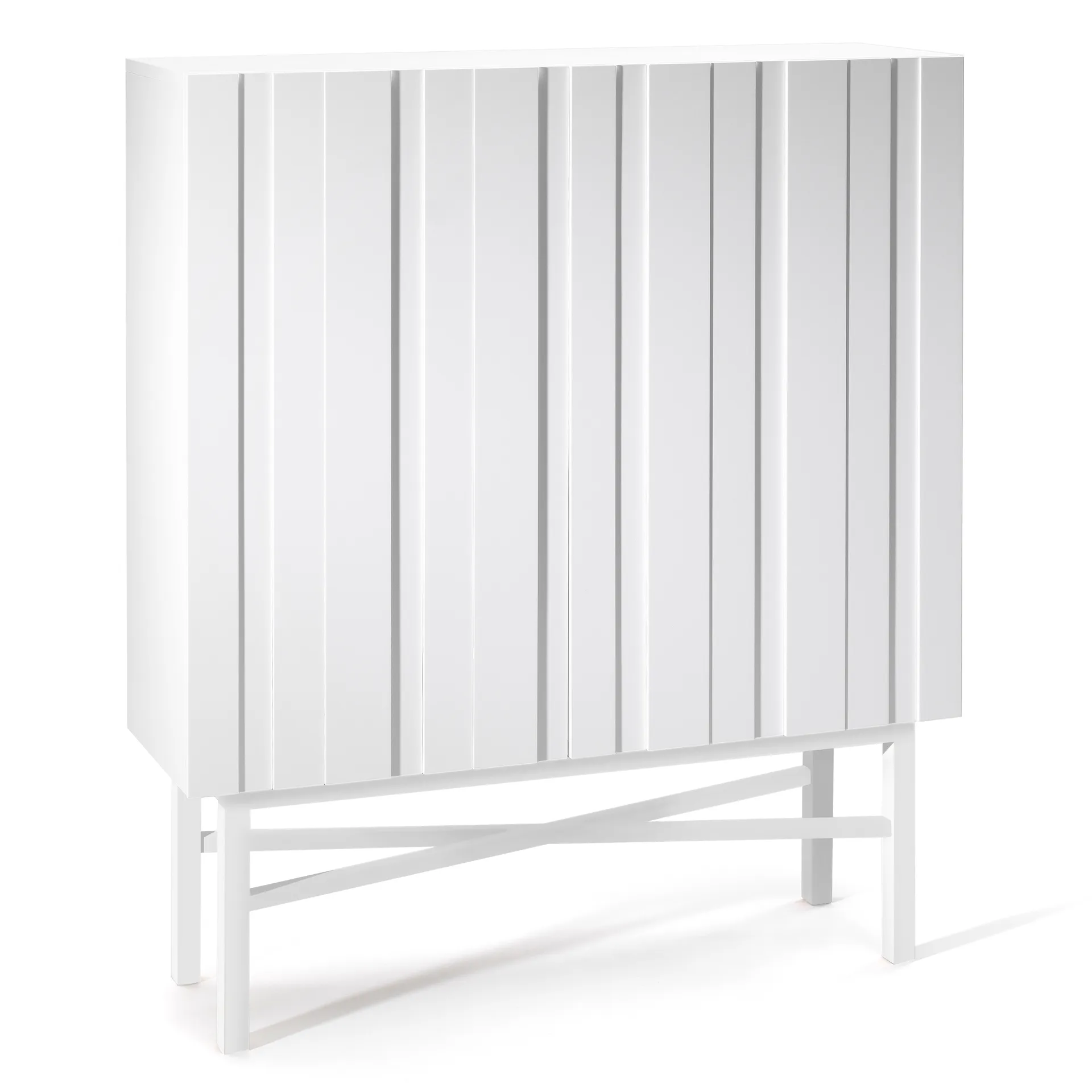 Credenza White Cabinet, bianco A2
