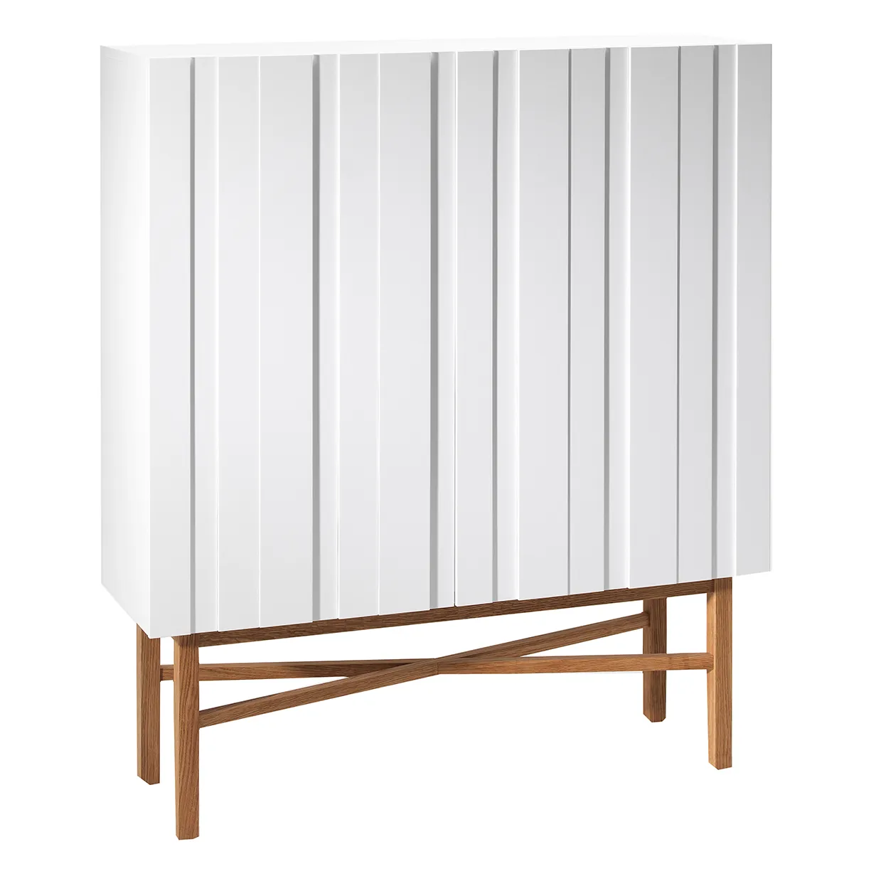 Credenza White Cabinet, rovere A2