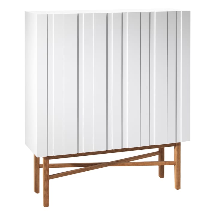 Credenza White Cabinet - rovere - A2