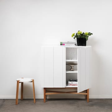 Credenza White Cabinet - rovere - A2