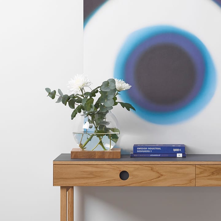 Decorazione Space, rovere oliato bianco, vetro A2