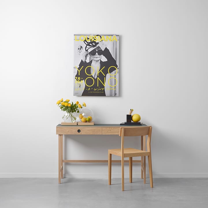 Decorazione Space, rovere oliato bianco, vetro A2