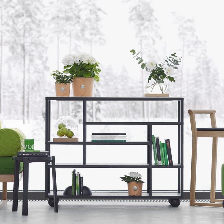 Decorazione Space, rovere tinto verde, vetro A2