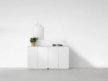 Echo specchio da parete - Bianco, 43x63 cm - A2