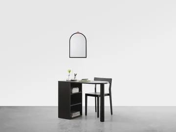 Echo specchio da parete - Nero, 43x63 cm - A2