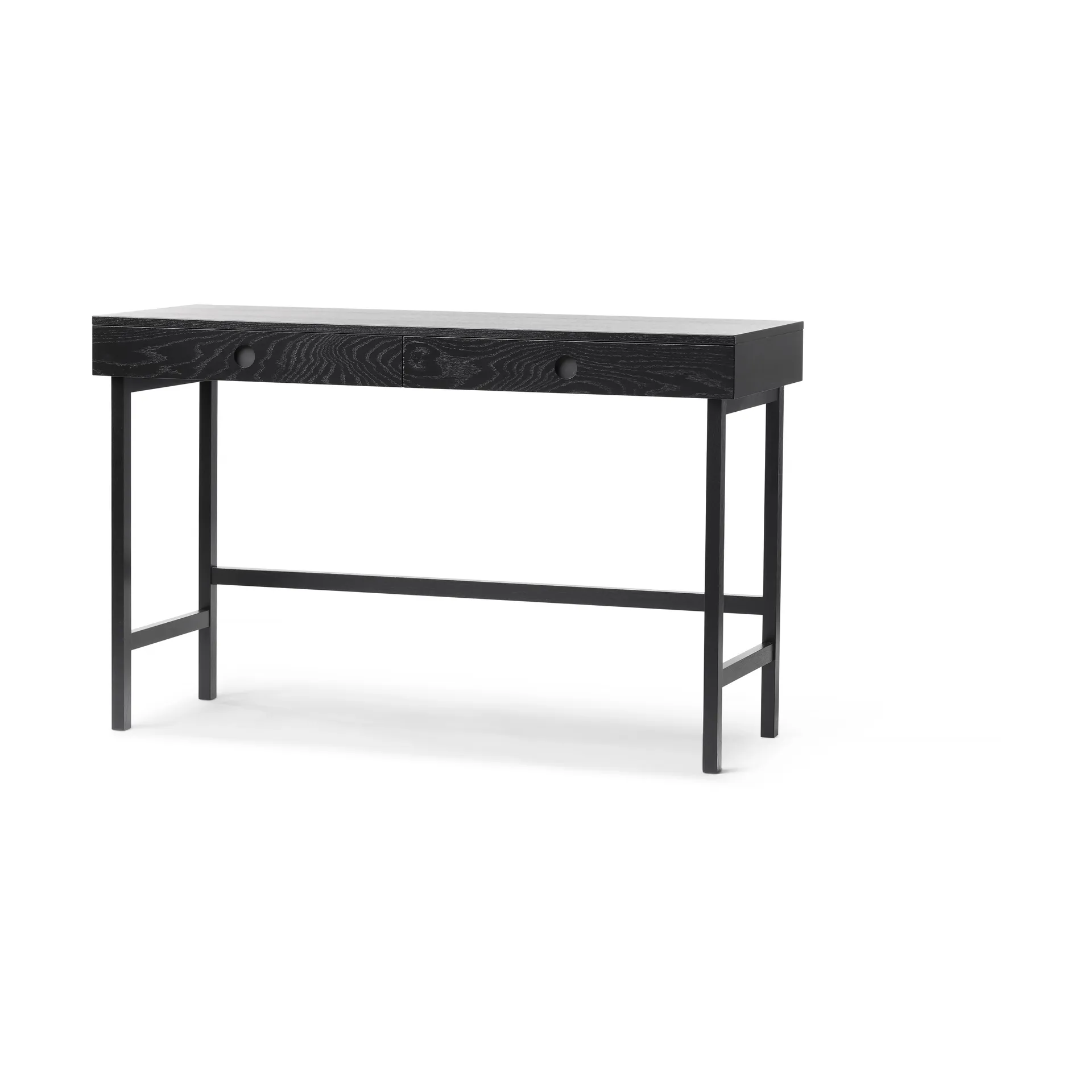 Mind scrivania, Rovere tinto nero, 118x74x44 cm A2