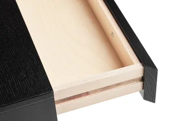 Mind scrivania - Rovere tinto nero, 118x74x44 cm - A2