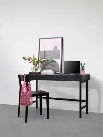 Mind scrivania - Rovere tinto nero, 118x74x44 cm - A2