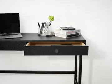 Mind scrivania - Rovere tinto nero, 118x74x44 cm - A2