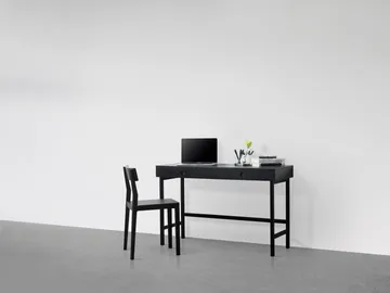 Mind scrivania - Rovere tinto nero, 118x74x44 cm - A2