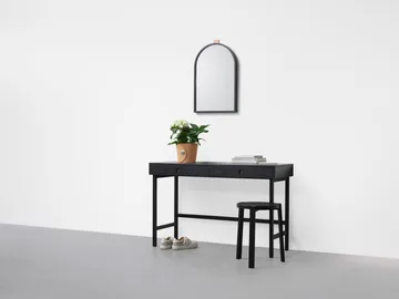 Mind scrivania - Rovere tinto nero, 118x74x44 cm - A2