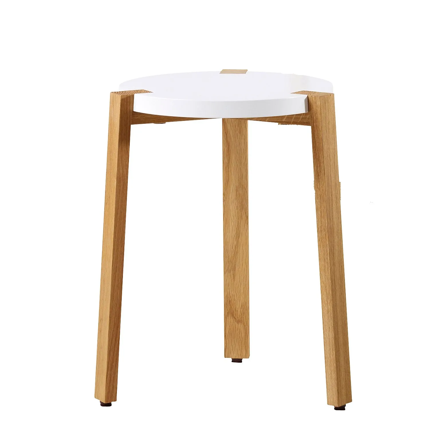 Sgabello Happy, bianco A2