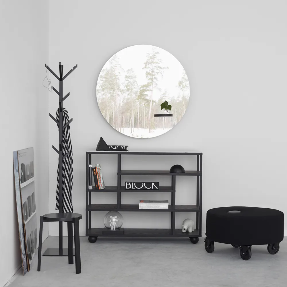 Specchio You, rovere oliato bianco A2