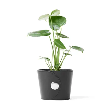 Vaso Hug - Pelle Tärnsjö nero, Ø18x15 cm - A2