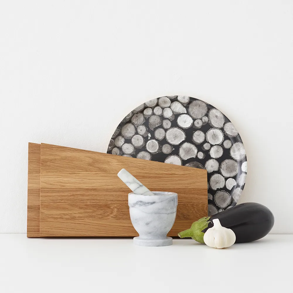 Vassoio Småland, nero/bianco A2