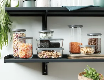 Barattolo con coperchio Café 1 litri - Trasparente - Aida