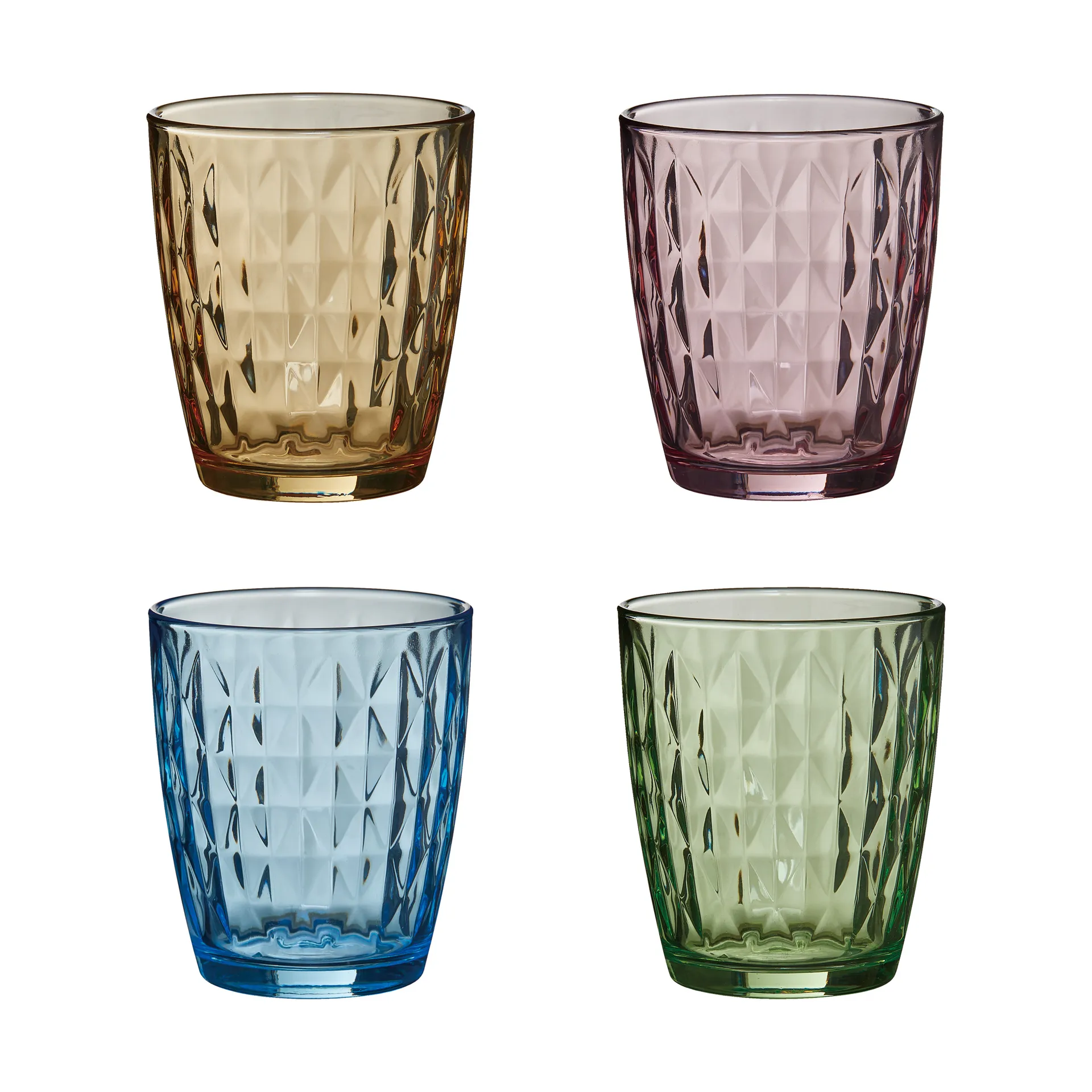 Bicchiere Mosaic 34 cl, confezione da 4, Multi Aida