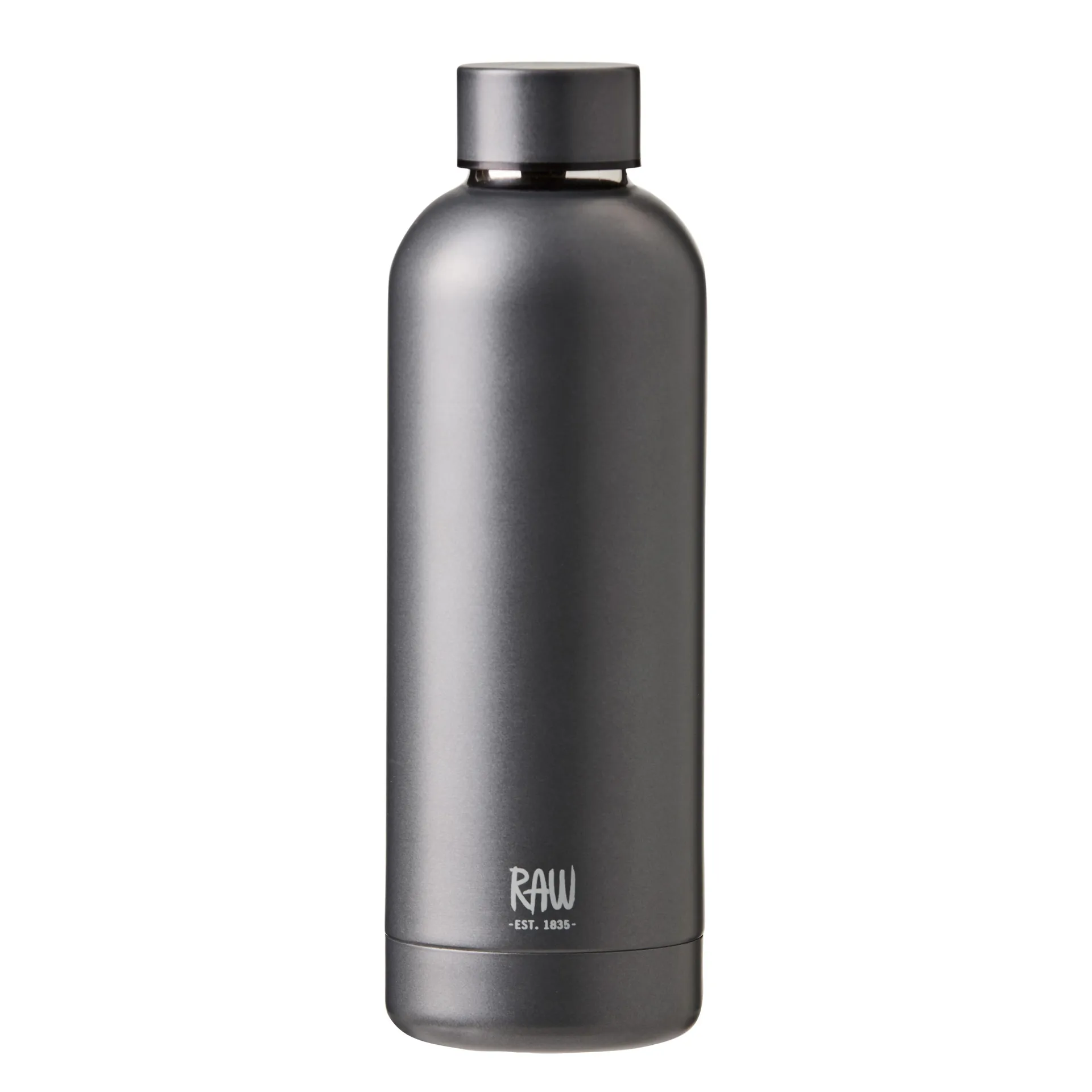 Bottiglia termica Raw 0,5 L, grigio opaco Aida