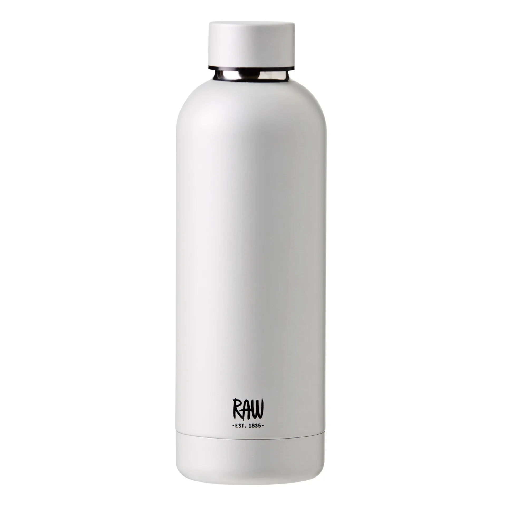 Bottiglia termica Raw 0,5 L, metallic silver Aida