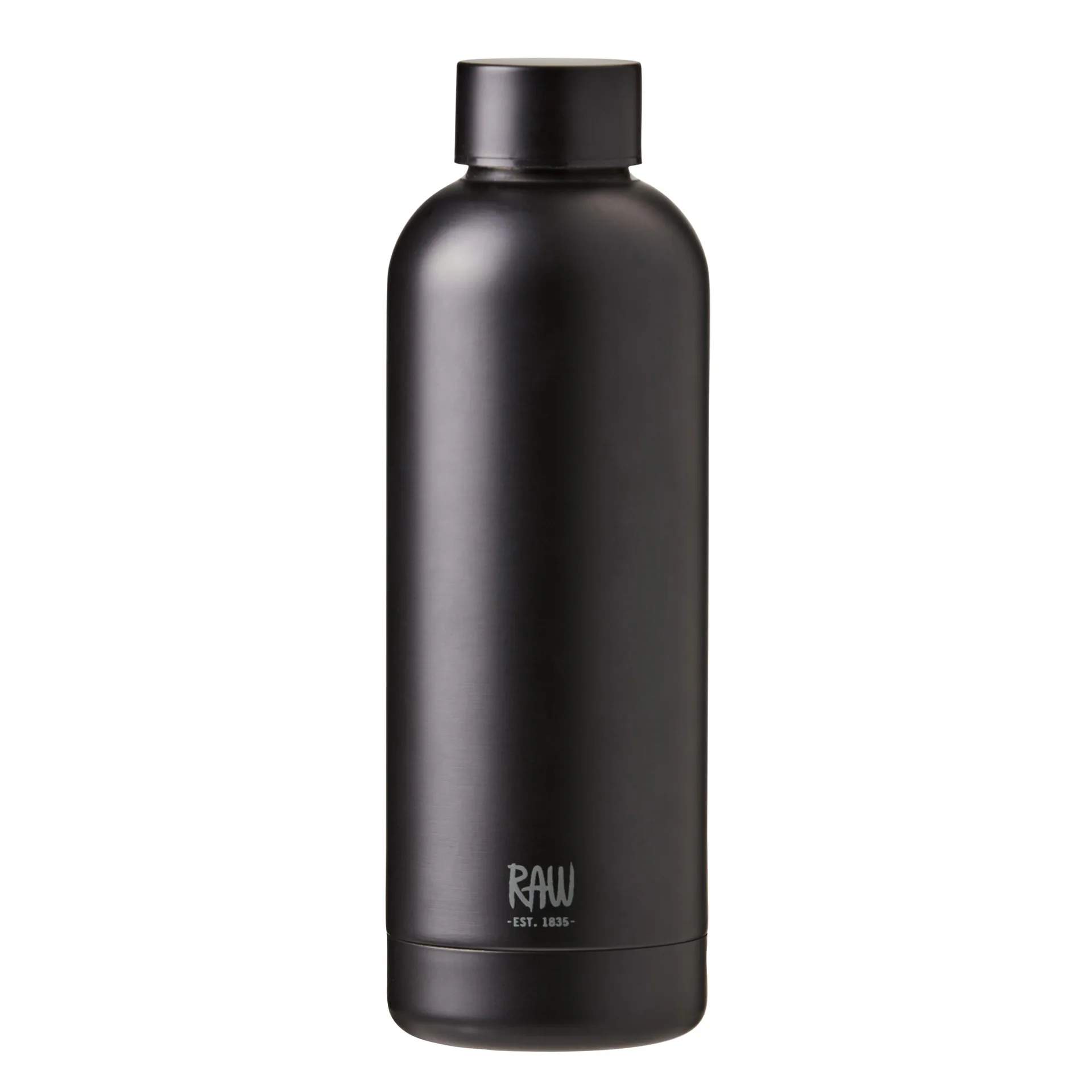 Bottiglia termica Raw 0,5 L, nero opaco Aida