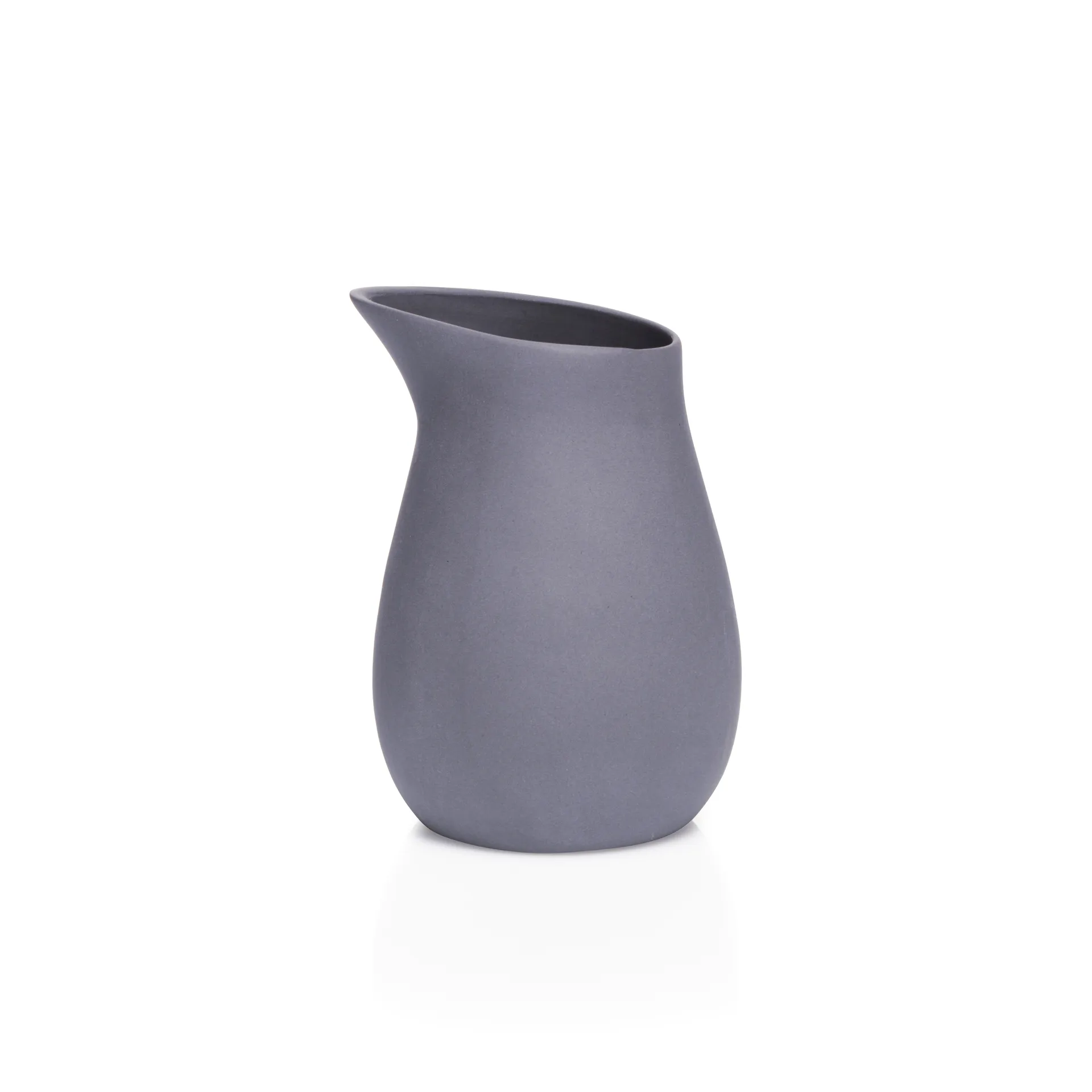 Bricco per latte in gres 0,2 L Raw, grigio Aida