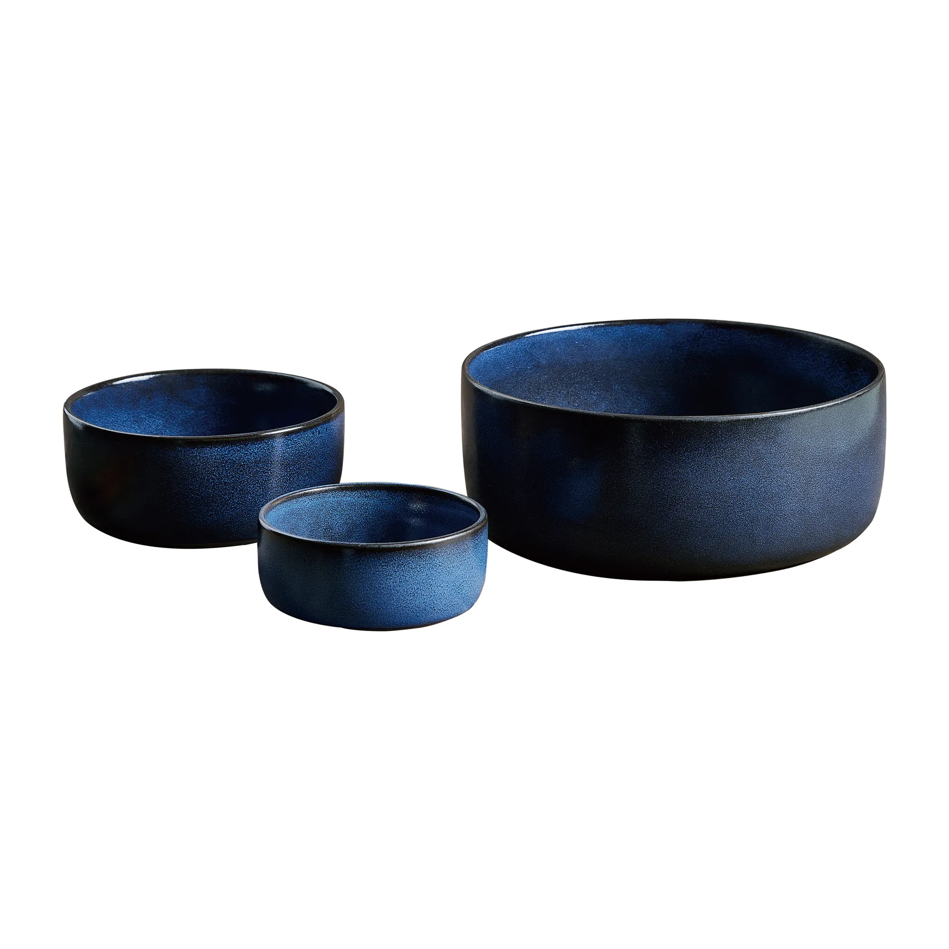 Ciotola 3 pezzi Raw, Midnight blue Aida