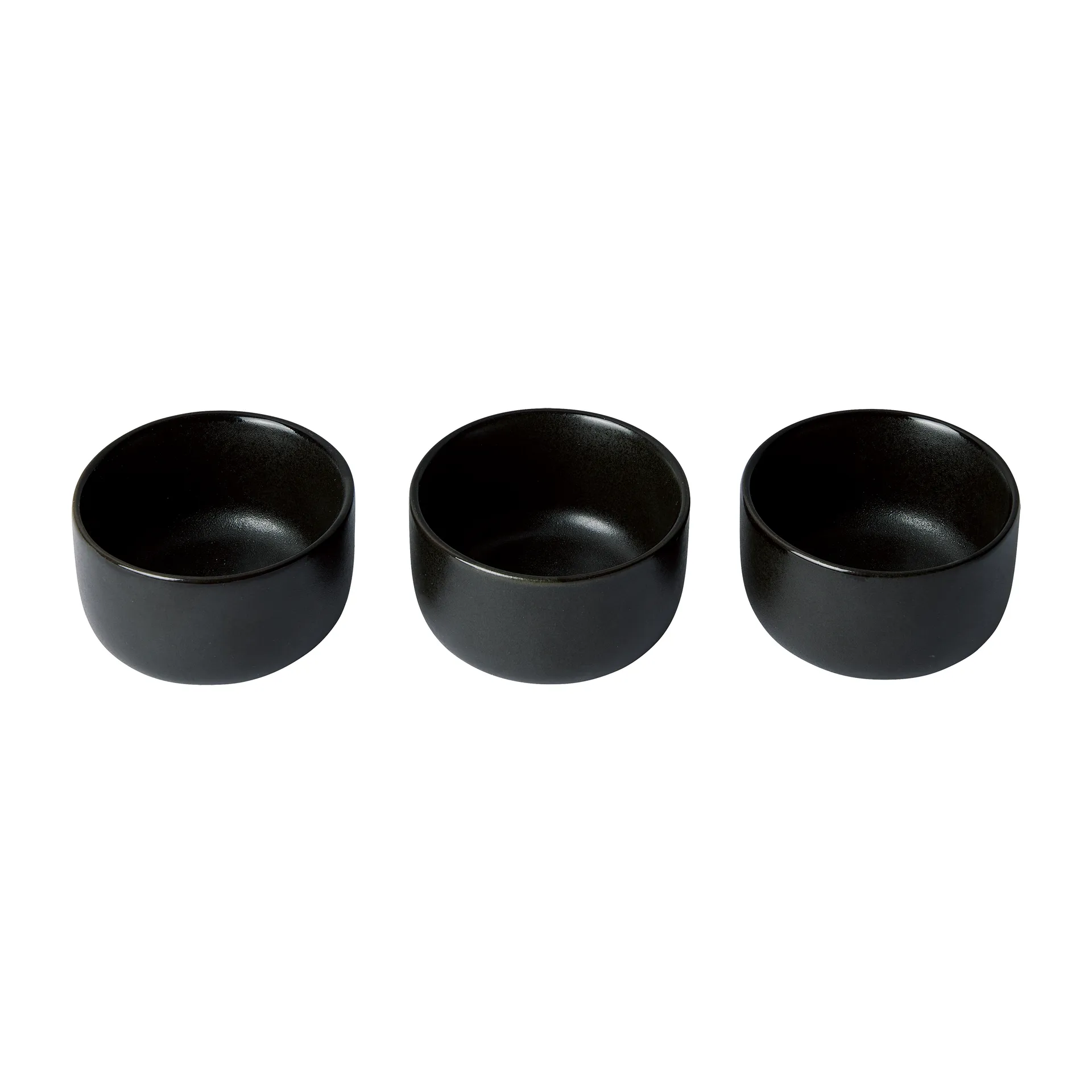Ciotola mini Raw Ø 7,5 cm confezione da 3 , Titanium Black Aida