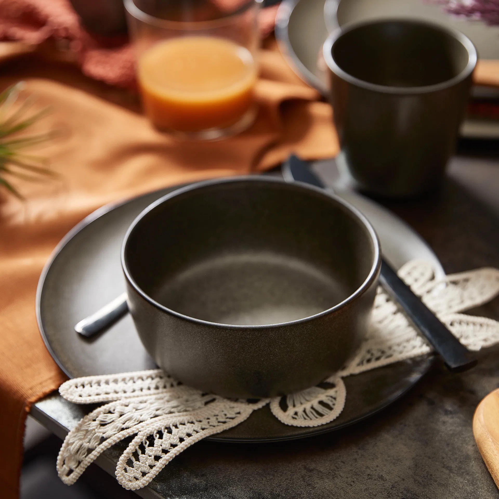 Ciotola Raw Ø 13,5 cm, Forest brown Aida