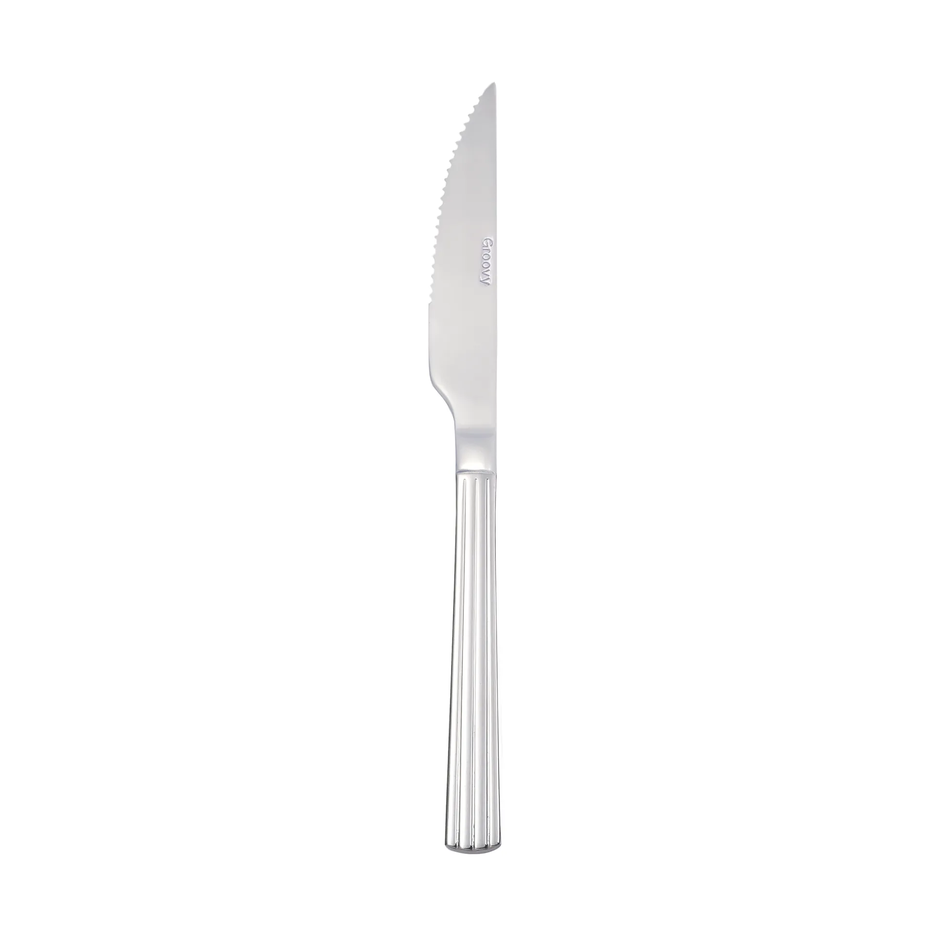 Coltello da bistecca Groovy, Acciaio inossidabile Aida