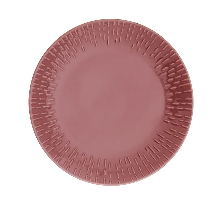 Confetti piatto - bordeaux, Ø21 cm - Aida