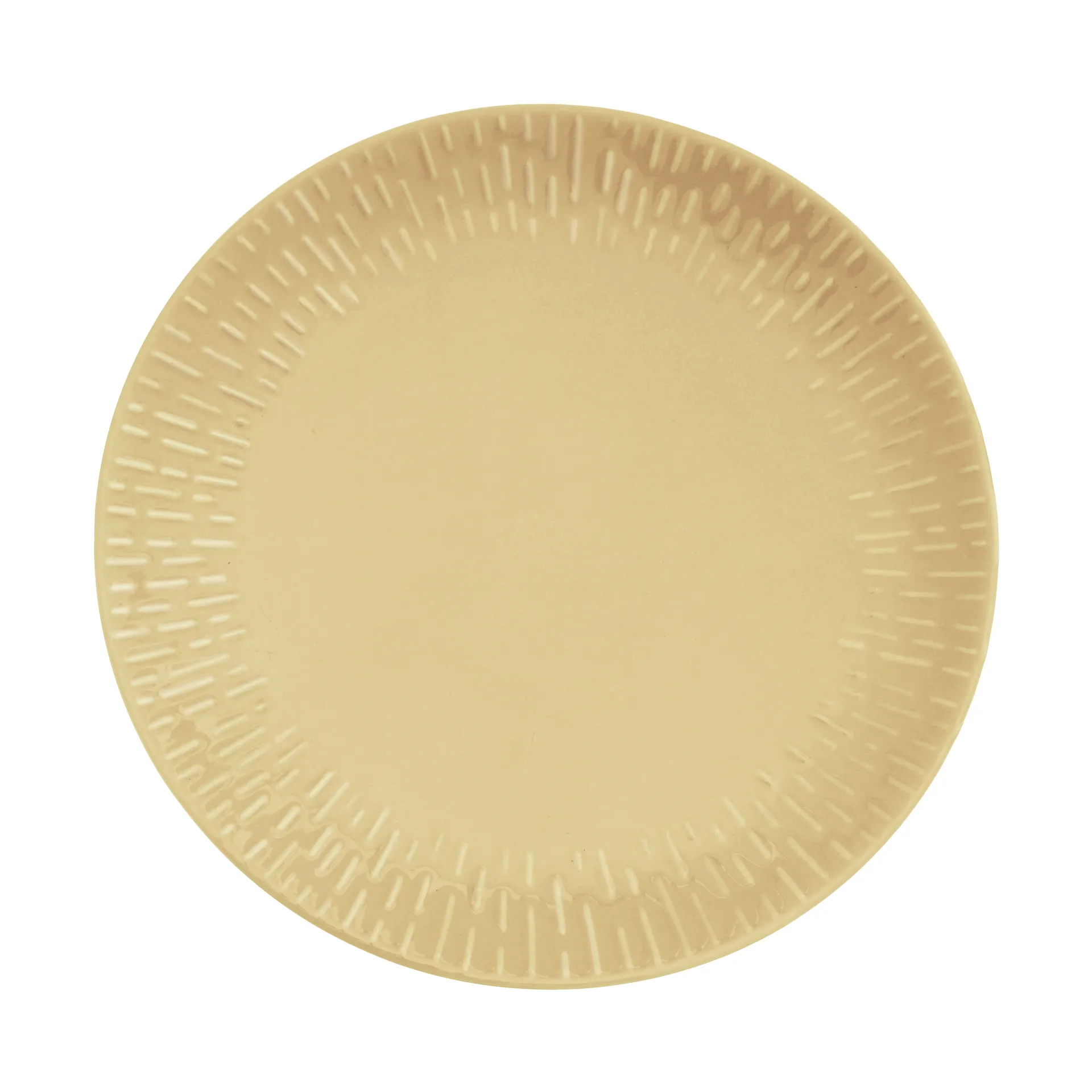 Confetti piatto, Mustard, Ø27,5 cm Aida