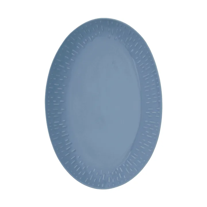 Confetti piatto ovale - Blueberry, 25,5x36 cm - Aida