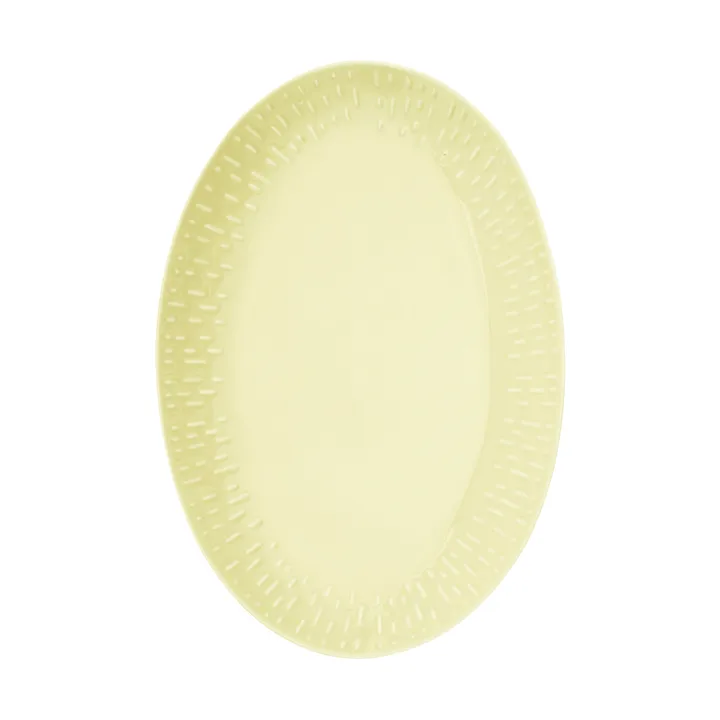 Confetti piatto ovale - Lemon, 25,5x36 cm - Aida