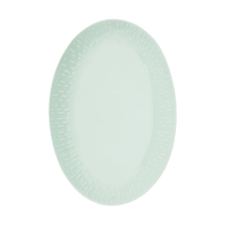 Confetti piatto ovale - Pistachio, 25,5x36 cm - Aida