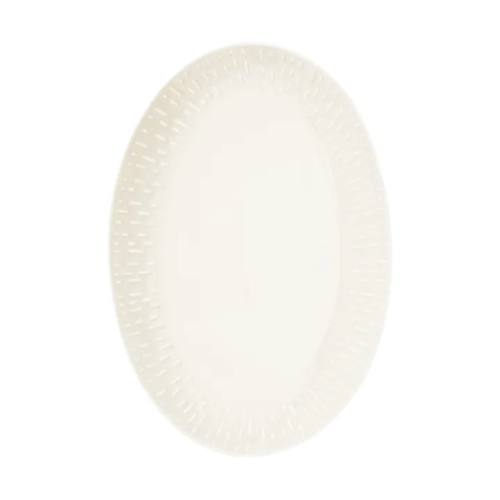 Confetti piatto ovale - Vanilla, 25,5x36 cm - Aida
